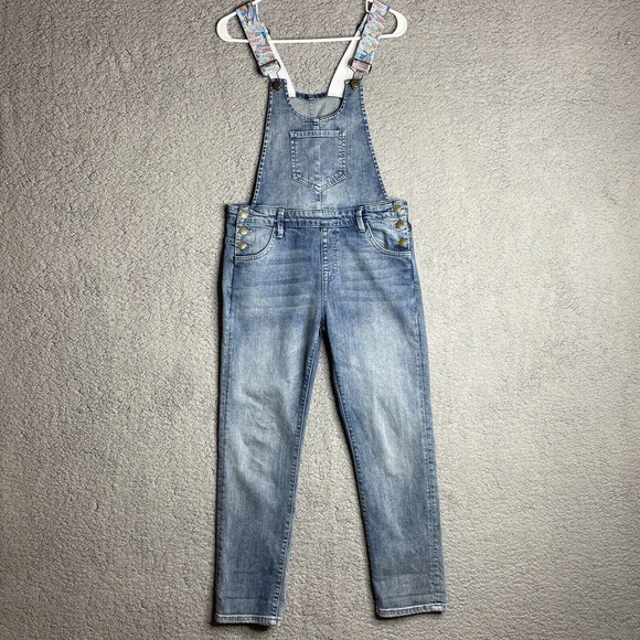 Rare Betty And Veronica By Rachel Antonoff Comic Strip Jean Overalls Size S - Picture 1 of 16